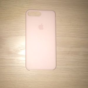 I phone 8/7 plus silicone apple case - pink sand